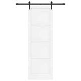 Sliding Door Manual ORKDAL White 78 x 232 cm Solid pine wood 3333783