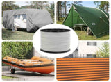 Bungee Cords 6 mm Black and White PP and Rubber 42047645