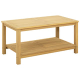 Side Table Oil Natural 90 x 50 x 45 cm Solid Acacia Wood 42026803