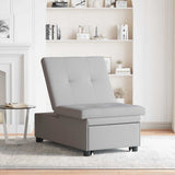 Sofa Bed Grey 194 x 50 x 82 cm Plywood 42008591