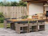 Garden Dining Set Grey, brown 3211094