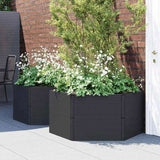 Garden Planters 2 pcs Anthracite PP 3189184