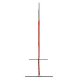 Portable Baseball Net Red&Black 369x107x271 cm Steel&Polyester 93739