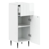 Bathroom Storage Cainet ZWOLLE High Gloss White 896389