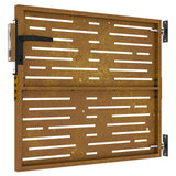 Garden Gate 85 x 75 cm Powder-coated steel Black Lockable 153244