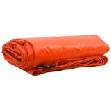 Tarpaulin 650g / m Orange 1.5 x 6 m Canvas with PVC Coating 42017787