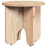 Coffee Table 2 pcs Natural Solid Pine wood 873553