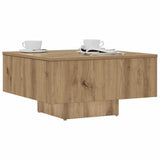 Coffee Table Artisan Oak 60x60x31.5 cm Engineered Wood 856551