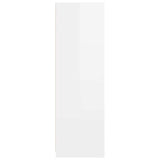 Bathroom Cabinet with Door High Gloss White 79.5 x 49 x 156 cm 3406249