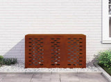 Air Conditioner Cover Rusty 110 x 50 x 80 cm Weathering Steel 865910