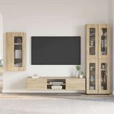 TV Cabinet Set FLORIN 3 pcs Sonoma Oak Engineered Wood 3397946