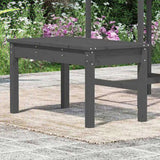 Garden Bench Grey Solid pine wood Medium Tough Garden Bench 823999