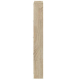 Shoe Cabinet Oak 59x17x150 cm Engineered Wood 342519