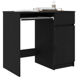 Desk Black Oak 86x49x76 cm Engineered Wood 861824