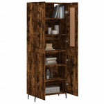 Highboard Smoked Oak 69.5x34x180 cm Engineered Wood 3199574