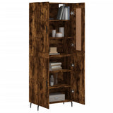 Highboard Smoked Oak 69.5x34x180 cm Engineered Wood 3199574