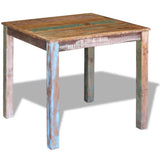 243452 Dining Table Solid Reclaimed Wood 80x82x76 cm
