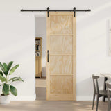 Sliding Door Other ORKDAL Natural and black 78 x 232 cm 3333670