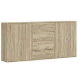 Sideboards 3 pcs Sonoma Oak 60x31x84 cm Engineered Wood 3276576
