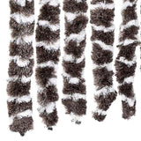 Insect Curtain Brown and White 100x220 cm Chenille 325453