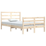 Bed Frame without Mattress Solid Wood Pine 120x200 cm 3105001