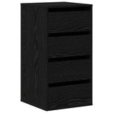 Drawer Cabinet Black 40 x 41 x 76 cm Engineered Wood 868912