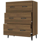 Sideboard Brown Oak 69,5x34x90 cm Engineered Wood 817350