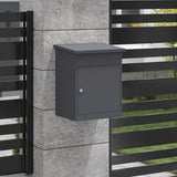 Parcel Drop Box with Storage Anthracite 47.5 x 38 x 59 cm Steel 874942