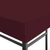 Gazebo Top Cover 310 g/m 3x4 m Bordeaux 46624