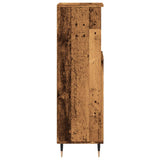 Bathroom Cabinet Old Wood 30x30x100 cm Engineered Wood 857205