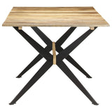Dining Table 180x90x76 cm Solid Mango Wood 321687