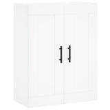 Wall Mounted Cabinet White 69.5x34x90 cm Engineered Wood 830404