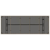 Garden Dining Set 9 pcs Grey Poly Rattan 3365415