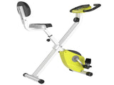 Folding Exercise Bike, Fitness Bicycle Indoor Trainer, 8-Level Magnetic Resistance Adjustable, with T3398P376863
