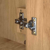 Bathroom Sink Cabinet with Door FLORO Wax brown 60 x 40 x 80 cm 42011241