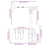 Outdoor Playset Impregnated Wood Pine 3156888