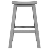 Garden Bar Set 6 pcs Light Grey HDPE 3335809