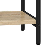 Bookshelf 4-Tier 80 x 30 x 146 cm Engineered wood Sonoma Oak 879894