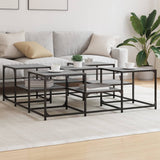 Coffee Table Grey Sonoma 121x121x40 cm Engineered Wood 839071