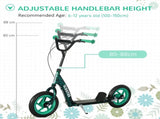 Kids Scooter with Adjustable Handlebar, Children's Kick Scooter with Non-slip Footplate, Rear Brake, T3398P348528