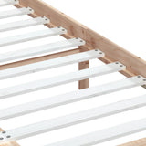 Bed Frame Natural Pine Solid Pine Wood 150 x 200 cm 3100594