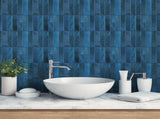 Rectangular Tile 20 pcs Blue 29 x 23 x 0.08 cm 42021261