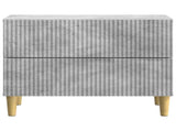 Bedside Cabinet Concrete Grey 62 x 34.5 x 48 cm Engineered Wood 894548