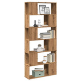 Book Cabinet/Room Divider Artisian Oak 80x24x186 cm 856737