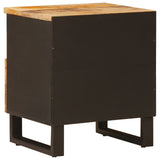 Bed cabinet with Drawer Brown 40 x 33 x 46 cm Solid Mango Wood 4018302