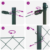 Ground Fix Welded Wire Fence 10 x 1.4 m 3351079