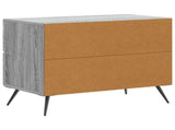 Bedside Cabinet Grey Sonoma 62 x 34.5 x 47.5 cm Engineered Wood 895471