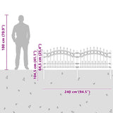 Garden Fence KAMPEN Grey 42003963