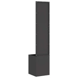 Garden Privacy Screen Black 32 x 32 x 150 cm Cold-rolled steel 876371