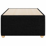 Bed Frame without Mattress Black Single Fabric 3285073